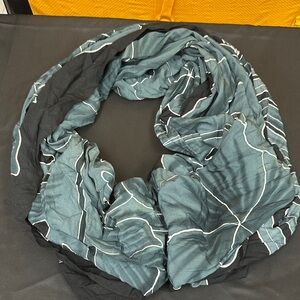 Back From Bali live free Chic Teal and Black Women's Scarf 100% rayon made in